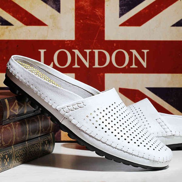 slippers men's sandals outdoor english style baotou spring and summer breathable shoes personality lazy casual slippers 7l2l, Black
slippers men's sandals outdoor english style baotou spring and summer breathable shoes personality lazy casual slippers 7l2l, Black