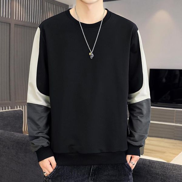 men's hoodies & sweatshirts 2021 autumn sweatshit men casual patchwork color pullover long sleeve o neck trendy sweatshirt streewetar h, Black
men's hoodies & sweatshirts 2021 autumn sweatshit men casual patchwork color pullover long sleeve o neck trendy sweatshirt streewetar h, Black