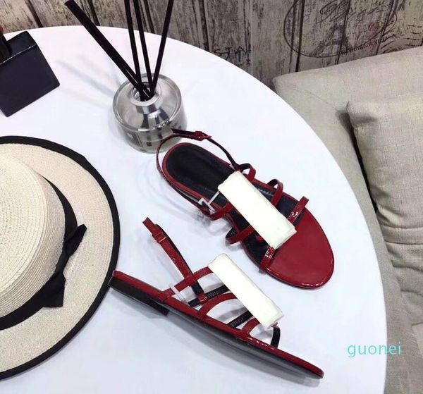 2021 leather sandals summer new product ladies shoes roman flat-bottomed beach sandals metal button banquet woman shoes 41, Black
2021 leather sandals summer new product ladies shoes roman flat-bottomed beach sandals metal button banquet woman shoes 41, Black