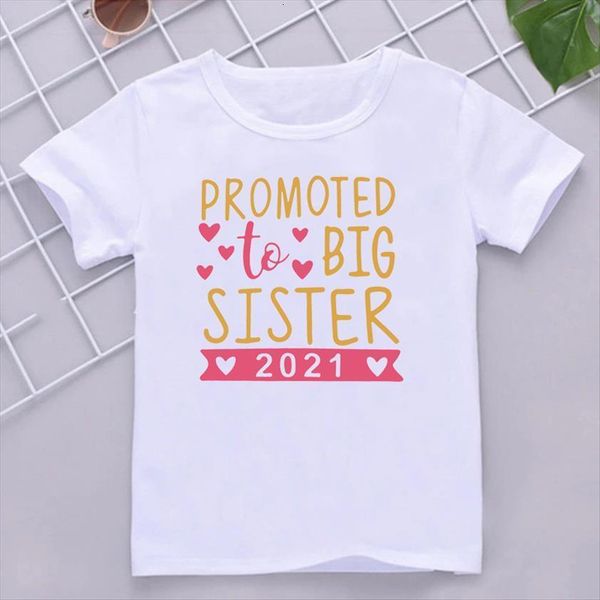 kids summer fashion children short sleeve white t shirt promoted to big sister letter print clothes, Blue
kids summer fashion children short sleeve white t shirt promoted to big sister letter print clothes, Blue
