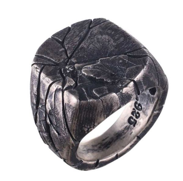 ring juno men's retro punk bark cracking single hip hop unmarried godney jewelry size 7-14, Golden;silver
ring juno men's retro punk bark cracking single hip hop unmarried godney jewelry size 7-14, Golden;silver