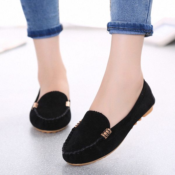 new korean version of the wild bean shoes womens flat shoes flat heel casual comfortable driving work plus size deck shoes mens boat from a, Black
new korean version of the wild bean shoes womens flat shoes flat heel casual comfortable driving work plus size deck shoes mens boat from a, Black
