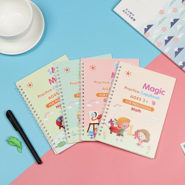 reusable book children calligraphy writing sticker practice copybook handwritten english version with disappearing ink pen notepads, Purple;pink
reusable book children calligraphy writing sticker practice copybook handwritten english version with disappearing ink pen notepads, Purple;pink