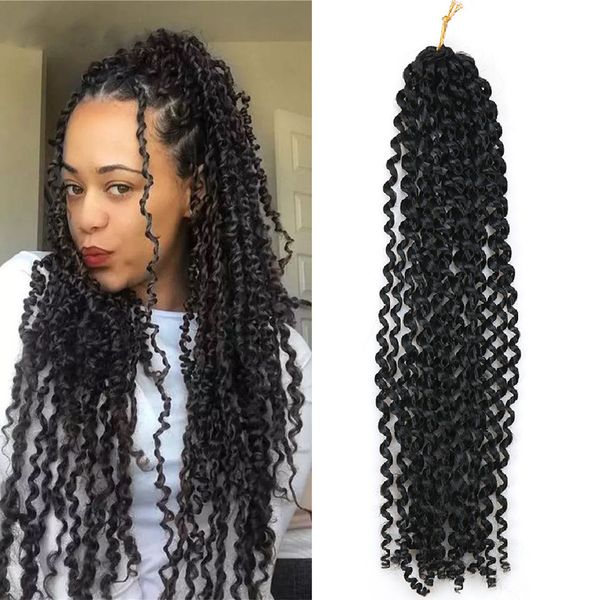 chemical hair wig fiber crochet spring pigtail, Black 
chemical hair wig fiber crochet spring pigtail, Black