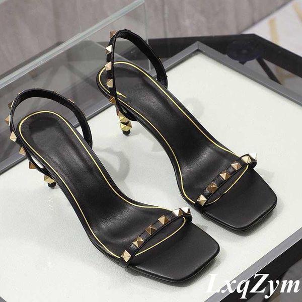 sandals women's shoes fashion party genuine leather ladies sell pumps for women rivet summer, Black
sandals women's shoes fashion party genuine leather ladies sell pumps for women rivet summer, Black