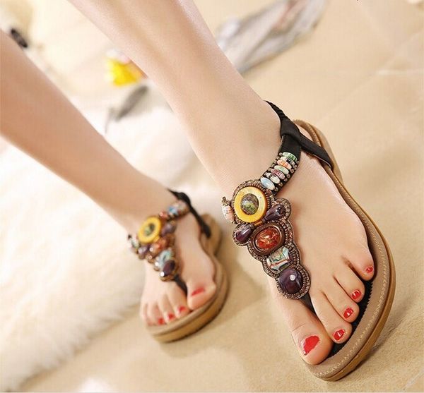 summer flat sandals ladies bohemia beach flip flops gladiator women shoes sandles platform zapatos mujer sandalias, Black
summer flat sandals ladies bohemia beach flip flops gladiator women shoes sandles platform zapatos mujer sandalias, Black