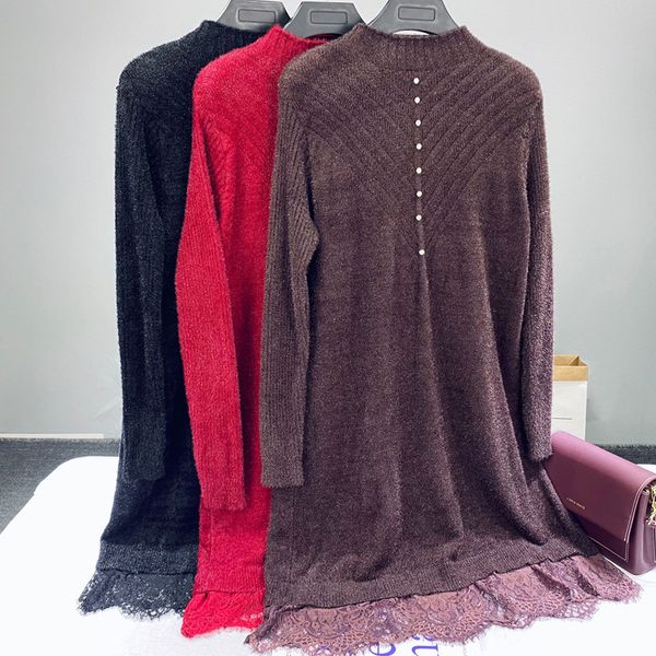 sweaters High female turtleneck jumper long sleeve, knitted or crocheted gown a236, White;black
sweaters High female turtleneck jumper long sleeve, knitted or crocheted gown a236, White;black