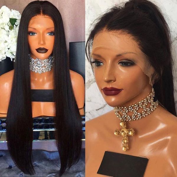 synthetic wigs vearda long black for women high temperature fiber lace front wig straight baby hair
synthetic wigs vearda long black for women high temperature fiber lace front wig straight baby hair