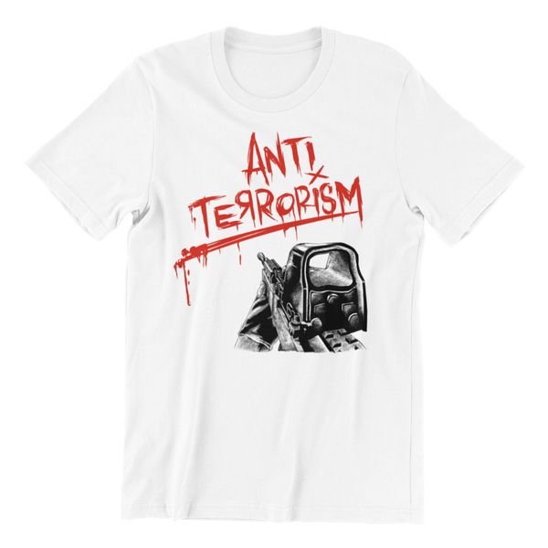 new listing anti terrorism t-shirt s-xxl anti terror attack no war political protest gun, White;black
new listing anti terrorism t-shirt s-xxl anti terror attack no war political protest gun, White;black