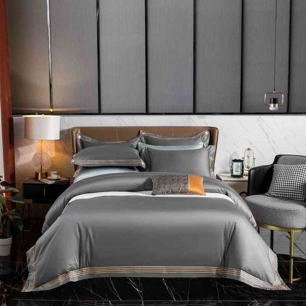 embroidery l 600tc egyptian cotton gray bedding set 1duvet cover 1bed sheet 2pillow shams soft, easy care zipper full
embroidery l 600tc egyptian cotton gray bedding set 1duvet cover 1bed sheet 2pillow shams soft, easy care zipper full