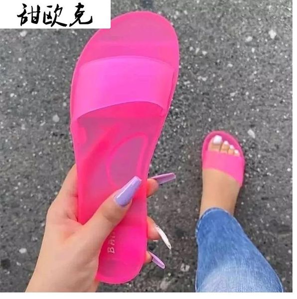 summer ins transparent slippers jelly shoes candy color soft casual women comfort ladies beach pvc slides female, Black
summer ins transparent slippers jelly shoes candy color soft casual women comfort ladies beach pvc slides female, Black