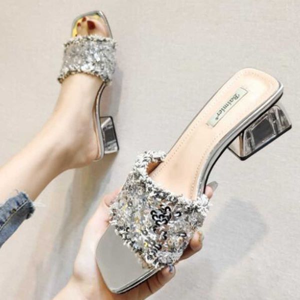 women sandals female shoes thick heel one word drag woman fashion sequins slippers comfortable non-slip casual lazy sh441 210625, Black
women sandals female shoes thick heel one word drag woman fashion sequins slippers comfortable non-slip casual lazy sh441 210625, Black