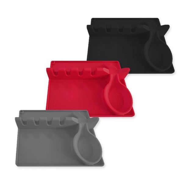 mats & pads kitchen silicone spoon rest 2 in 1 holder with drip pad for counterhang hole design
mats & pads kitchen silicone spoon rest 2 in 1 holder with drip pad for counterhang hole design