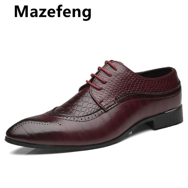 dress shoes mazefeng brand leather concise men business pointy breathable formal wedding basic fashion, Black
dress shoes mazefeng brand leather concise men business pointy breathable formal wedding basic fashion, Black