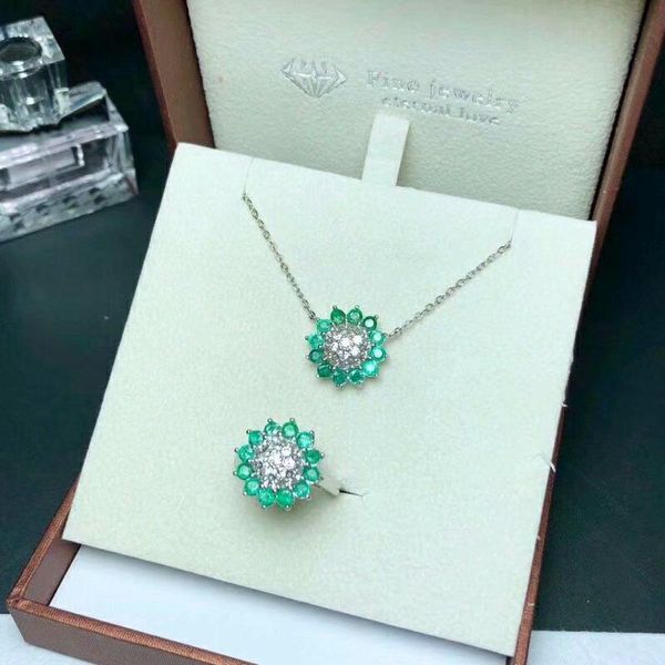 bracelet, earrings & necklace shilovem 925 sterling silver natural emerald rings pendants classic fine jewelry wedding women wholesale btz03, Black
bracelet, earrings & necklace shilovem 925 sterling silver natural emerald rings pendants classic fine jewelry wedding women wholesale btz03, Black
