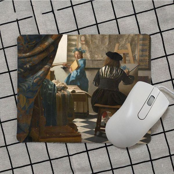 mouse pads & wrist rests vermeer art diy design pattern game mousepad selling wholesale gaming pad