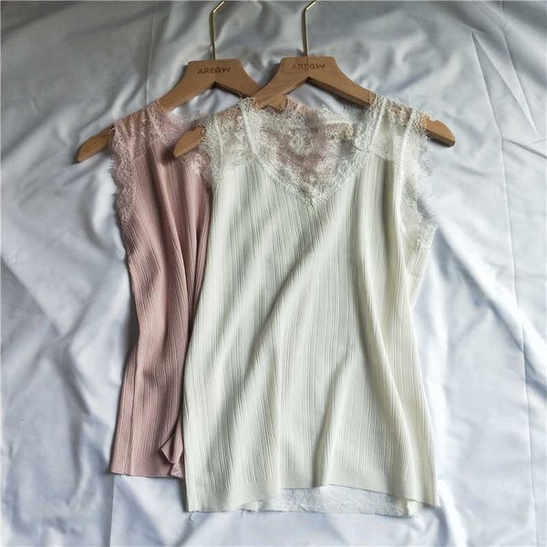 women's summer clothes knit lace tan v neck solid color fashion women clothing y2k 210709, White
women's summer clothes knit lace tan v neck solid color fashion women clothing y2k 210709, White