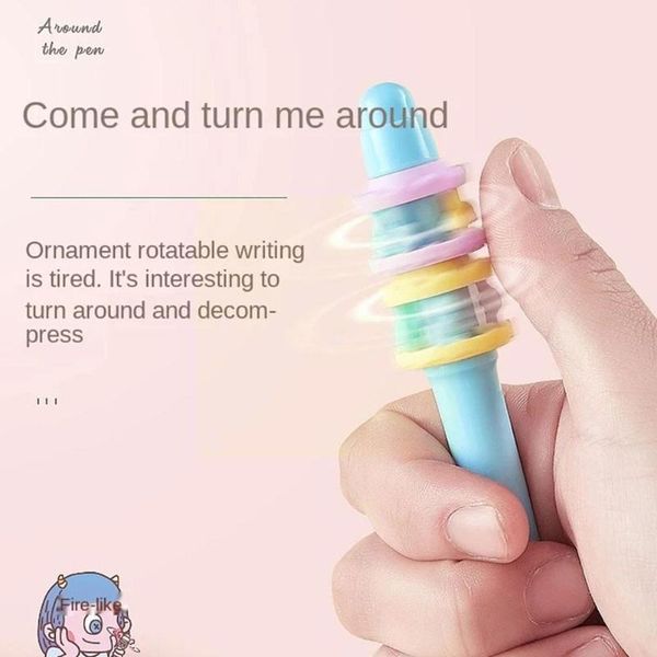 gel pens kawaii dream rotating pen creative cute decompression supplies turning quick-drying diary cap p2c3
gel pens kawaii dream rotating pen creative cute decompression supplies turning quick-drying diary cap p2c3