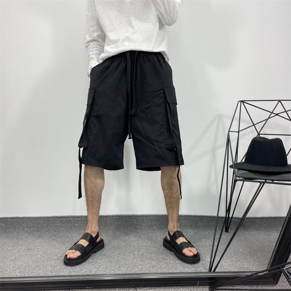 men's shorts summer fashion men's sports black multi-pocket design loose cargo youth trend, White;black
men's shorts summer fashion men's sports black multi-pocket design loose cargo youth trend, White;black