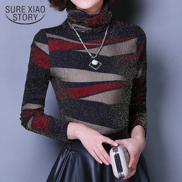 womens and blouses women's long sleeve striped lace shirt in autumn and winter casual ladies and shirts 7824 50 210528, White
womens and blouses women's long sleeve striped lace shirt in autumn and winter casual ladies and shirts 7824 50 210528, White