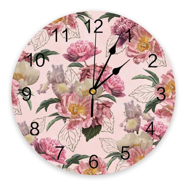 wall clocks bouquets of pink roses peonies pvc clock home decor modern design living room digital
wall clocks bouquets of pink roses peonies pvc clock home decor modern design living room digital