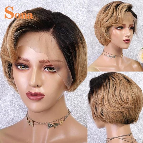 lace wigs #1b 27 highlight bob front 13x4 short frontal wig ombre honey blonde colored human hair for women, Black;brown
lace wigs #1b 27 highlight bob front 13x4 short frontal wig ombre honey blonde colored human hair for women, Black;brown
