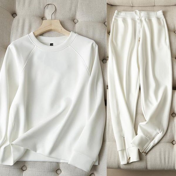 women's t-shirt england simple fashion o-neck loose winter long hoodies women sweatshirt pullovers harem jogger pants 2 pieces sets, White
women's t-shirt england simple fashion o-neck loose winter long hoodies women sweatshirt pullovers harem jogger pants 2 pieces sets, White
