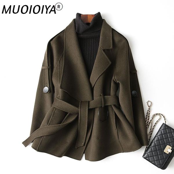 women's wool & blends 2021 casual coat female autumn winter double-sided woolen women short outerwear casaco feminino 37149 wyq1165, Black
women's wool & blends 2021 casual coat female autumn winter double-sided woolen women short outerwear casaco feminino 37149 wyq1165, Black