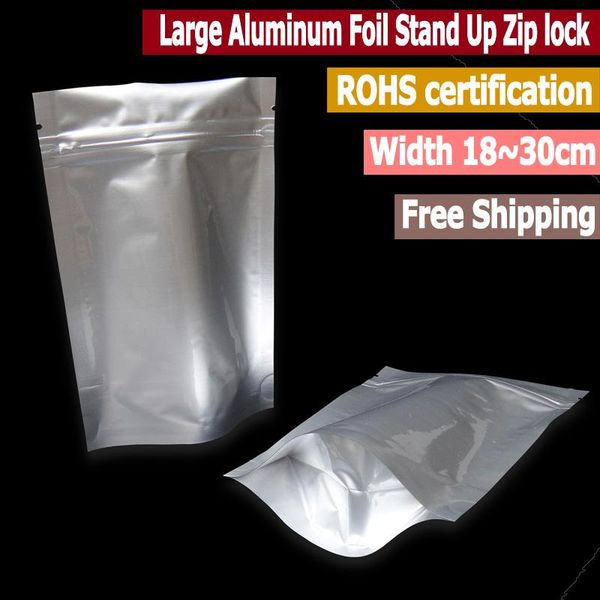 food savers & storage containers 20 pcs mylar aluminum foil standing pouches smell proof bags width from 18cm to 35cm storge stand up bag
food savers & storage containers 20 pcs mylar aluminum foil standing pouches smell proof bags width from 18cm to 35cm storge stand up bag