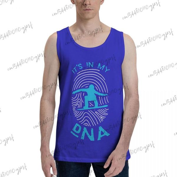 men' tank 100% cotton ropa its in my dna snowboarding shirt blue clothing, White;black
men' tank 100% cotton ropa its in my dna snowboarding shirt blue clothing, White;black