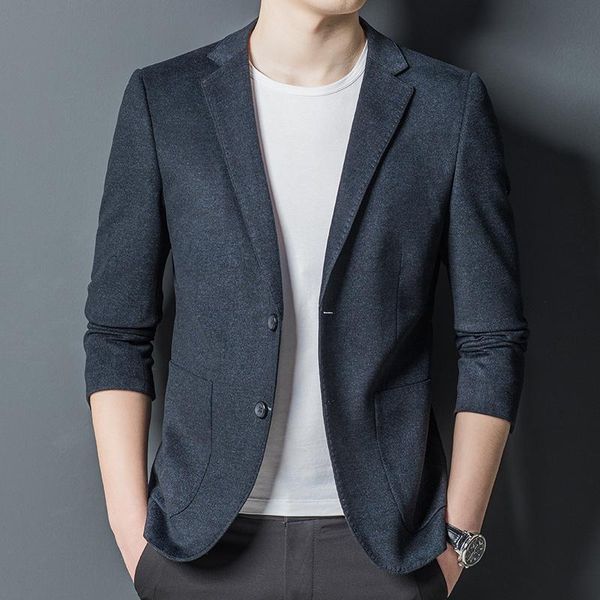 men's suits & blazers grade brand casual fashion jacket slim fit blazer for men smart trendy korean style party suit coat clothes, White;black
men's suits & blazers grade brand casual fashion jacket slim fit blazer for men smart trendy korean style party suit coat clothes, White;black