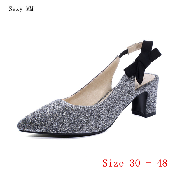 dress shoes pumps women square high heels sandals slingbacks woman heel small plus size 30 -40 41 42 43 44 45 46 47 48, Black
dress shoes pumps women square high heels sandals slingbacks woman heel small plus size 30 -40 41 42 43 44 45 46 47 48, Black