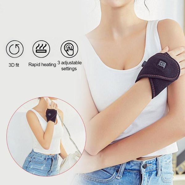 wrist support hand heated wrap usb operated brace heating pad with 3 temperature for arthritis carpal tunnel tendinitis, Black;red
wrist support hand heated wrap usb operated brace heating pad with 3 temperature for arthritis carpal tunnel tendinitis, Black;red