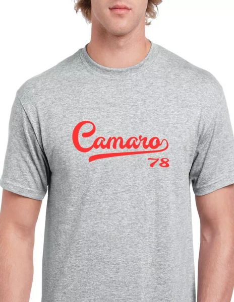 camaro 78 script tail shirt - 1978 classic muscle race car - all size & colors, White;black
camaro 78 script tail shirt - 1978 classic muscle race car - all size & colors, White;black
