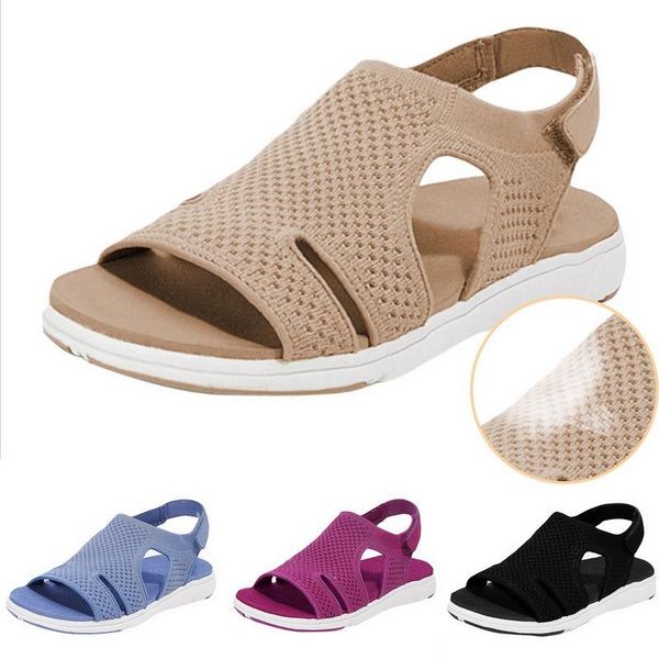 women sandals breathable comfort shopping ladies walking shoes wedge heels summer platform sandal mujer plus size, Black
women sandals breathable comfort shopping ladies walking shoes wedge heels summer platform sandal mujer plus size, Black