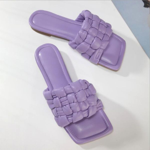 70% off wholesale flip-flops shoes summer fashion leather woven slippers women slip on slides square toe flat casual flip flops beach sandal, Black
70% off wholesale flip-flops shoes summer fashion leather woven slippers women slip on slides square toe flat casual flip flops beach sandal, Black