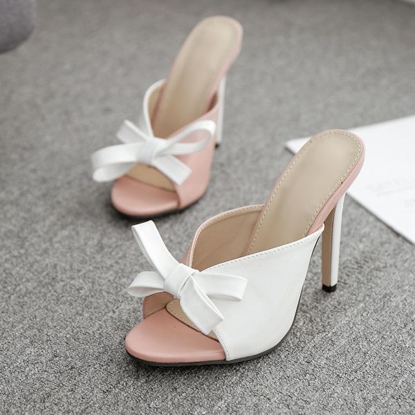 slippers high-heeled shoes lady low big size ladies' peep toe butterfly-knot multicolored sandals thin rubber mixed colors pu sl, Black
slippers high-heeled shoes lady low big size ladies' peep toe butterfly-knot multicolored sandals thin rubber mixed colors pu sl, Black