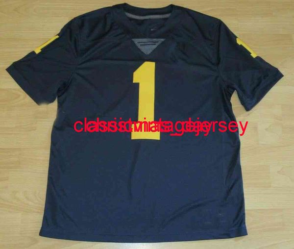 stitched men women youth michigan wolverines #1 home football jersey embroidery custom xs-5xl 6xl, Black
stitched men women youth michigan wolverines #1 home football jersey embroidery custom xs-5xl 6xl, Black