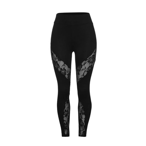 women's pants & capris lace stitching leggings casual sports pencil c0312, Black;white
women's pants & capris lace stitching leggings casual sports pencil c0312, Black;white