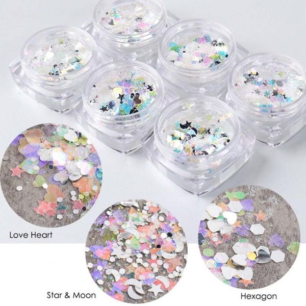 box nail flakes vibrant color temperature resistance abs holographic glitter for makeup accessories, Silver;gold
box nail flakes vibrant color temperature resistance abs holographic glitter for makeup accessories, Silver;gold