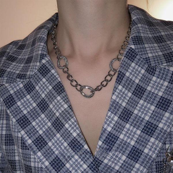 chains temperament geometrical irregular circular diamond necklace heavy metal collar bone chain punk restoring ancient ways, Silver
chains temperament geometrical irregular circular diamond necklace heavy metal collar bone chain punk restoring ancient ways, Silver