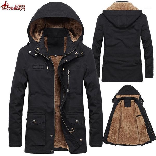 men's down & parkas winter jacket men thick hooded cotton fleece coat male multi-pocket casual warm parka windbreaker size m~5xl1, Black
men's down & parkas winter jacket men thick hooded cotton fleece coat male multi-pocket casual warm parka windbreaker size m~5xl1, Black