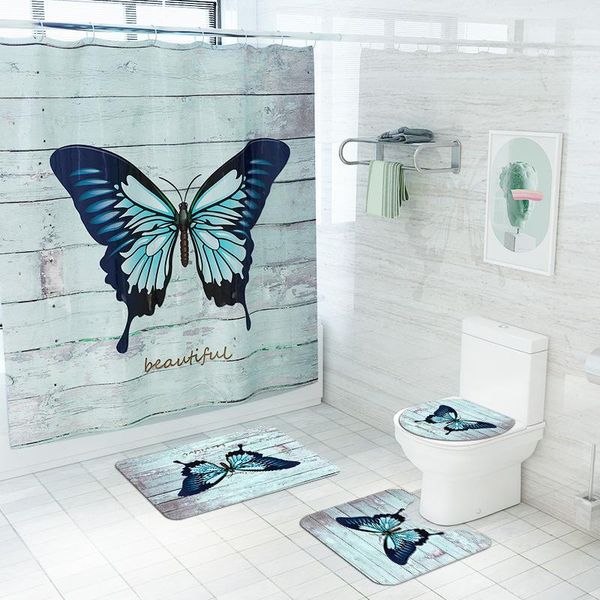 butterfly shower curtain set with hooks bathroom decor non-slip rug toilet seat cover bath mats sets door carpet curtains
butterfly shower curtain set with hooks bathroom decor non-slip rug toilet seat cover bath mats sets door carpet curtains