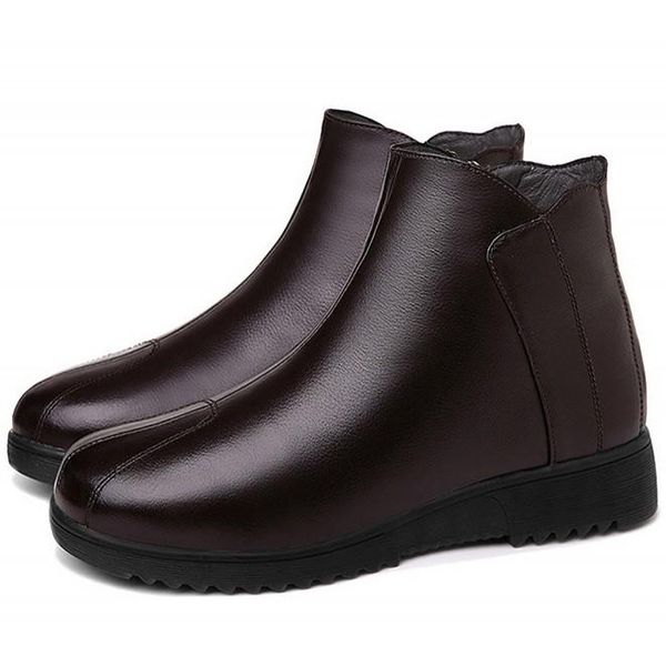 boots female platform shoes autumn women's ankle genuine leather wedges high heels n0079, Black
boots female platform shoes autumn women's ankle genuine leather wedges high heels n0079, Black