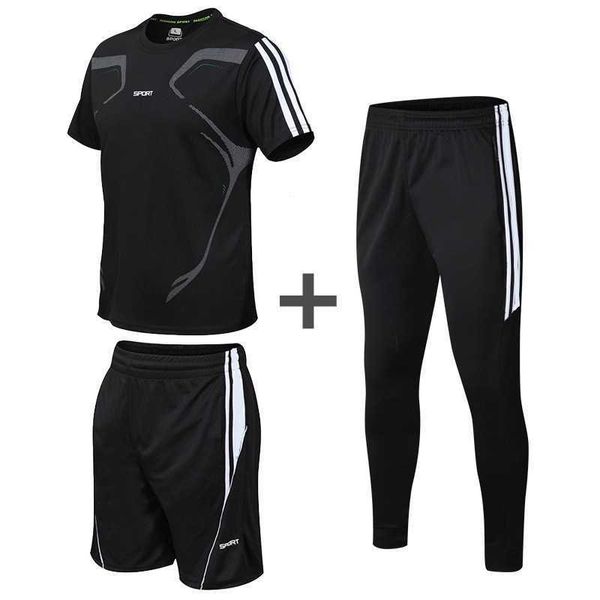 3pcs / set sportswear sets sports shorts t-shirts and sweatpants men's gym tracksuit fitness suits -5xl, Gray
3pcs / set sportswear sets sports shorts t-shirts and sweatpants men's gym tracksuit fitness suits -5xl, Gray