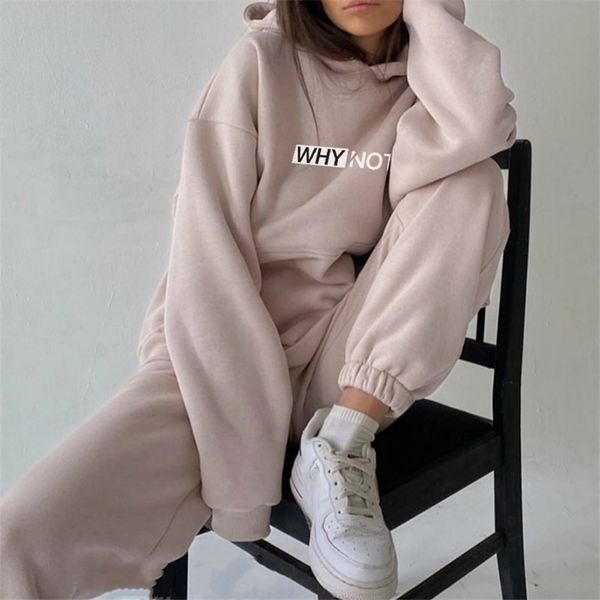 tracksuit women's suit letter print hooded hoodie casual sportwear pants sets spring female oversize 2 piece set tracksuits 211109, Gray
tracksuit women's suit letter print hooded hoodie casual sportwear pants sets spring female oversize 2 piece set tracksuits 211109, Gray