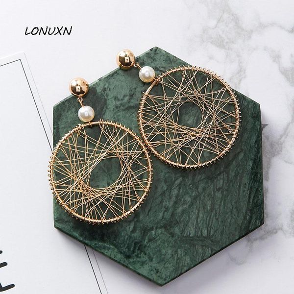 dangle & chandelier korean retro wild exaggeration big circle hollow long accessories women's earrings beautiful gift asymmetry, Silver
dangle & chandelier korean retro wild exaggeration big circle hollow long accessories women's earrings beautiful gift asymmetry, Silver