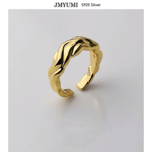 cluster rings 925 sterling silver for women couples creative jewelry vintage handmade strips ring party accessories gift, Golden;silver
cluster rings 925 sterling silver for women couples creative jewelry vintage handmade strips ring party accessories gift, Golden;silver