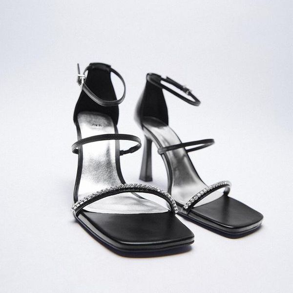 sandals summer minimalist rhinestone thin strap women comfortable soft all-match student fashion women's shoes, Black
sandals summer minimalist rhinestone thin strap women comfortable soft all-match student fashion women's shoes, Black