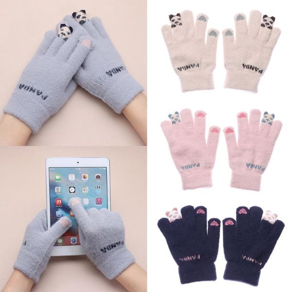 five fingers gloves winter warm full finger knitted cute cartoon cats touched screen mittens fashion thick cycling, Blue;gray
five fingers gloves winter warm full finger knitted cute cartoon cats touched screen mittens fashion thick cycling, Blue;gray